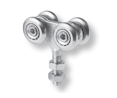 Viervoudig wielenblok met open lager 61mm [M8] Galvanisch verzinkt