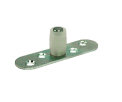 Vaste geleidingsrol 85x25mm [2mm] Galvanisch verzinkt