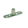 Vaste Geleidingsrol 85x25mm Galvanisch Verzinkt