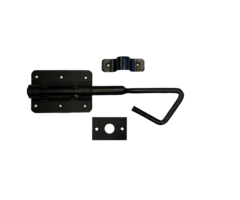 Staartgrendel 250mm Zwart gepoedercoat