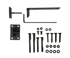 Sluiting voor slagbomen 60-100 verstelbaar Zwart gepoedercoat