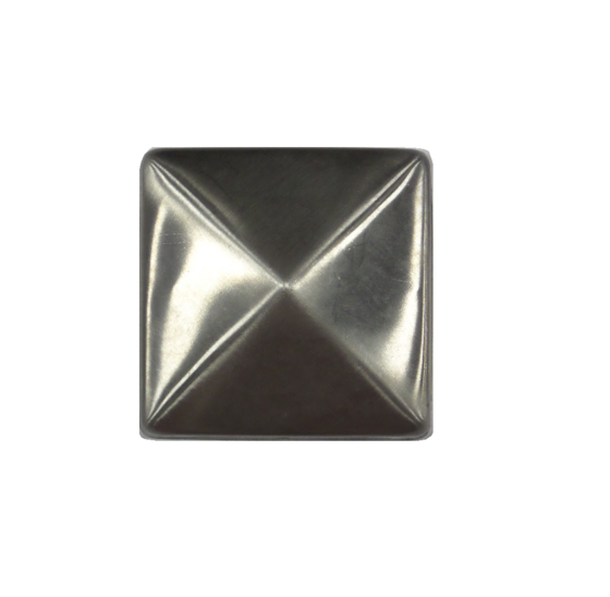 Piramide Paalornament 201x201mm RVS