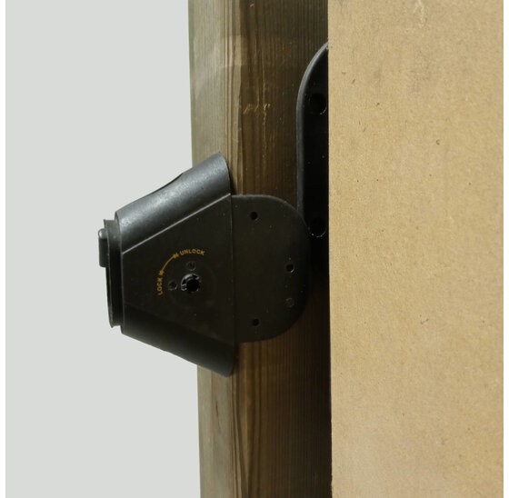 Opbouwslot kunststof