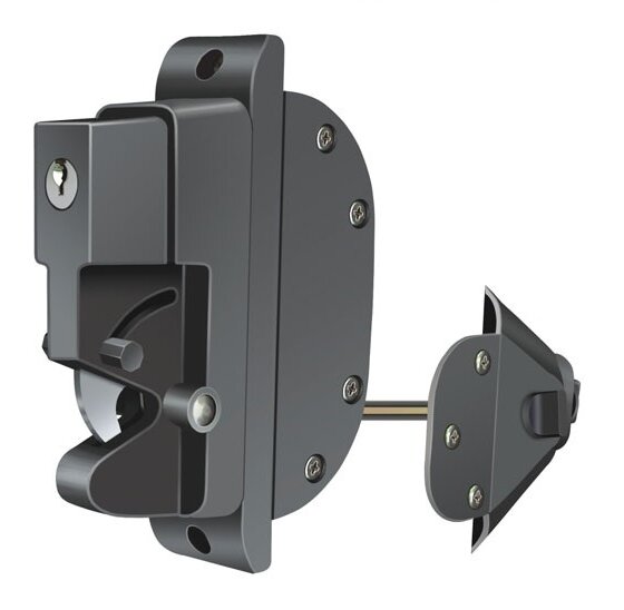 Opbouwslot kunststof