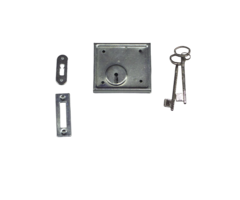 Kelderbandslot 85x100mm Galvanisch verzinkt