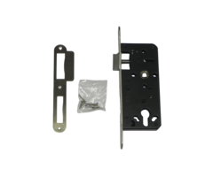 Insteekcilinderslot 72x165mm Zwart gepoedercoat