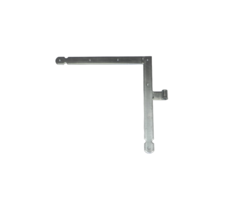 Hoekheng 500x500mm (rechts) [6mm] Galvanisch verzinkt