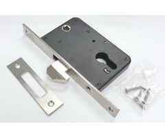 Haakslot 73x115mm Zwart gepoedercoat