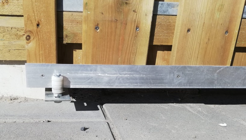 Geleidingsplaat Dubbele Roller 200x100x60mm Galvanisch Verzinkt