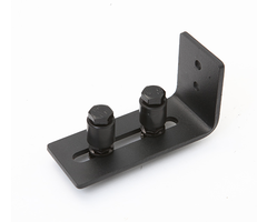 Geleider Muurgeleider Zwart gepoedercoat