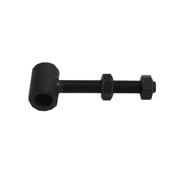 Draadstang 90mm Zwart Gepoedercoat