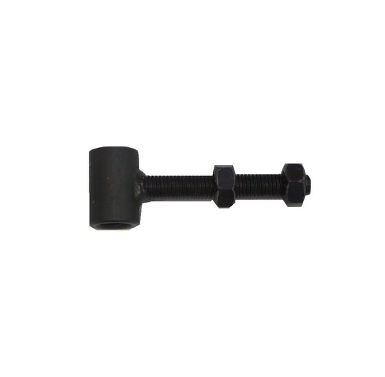 Draadstang 90mm Zwart Gepoedercoat