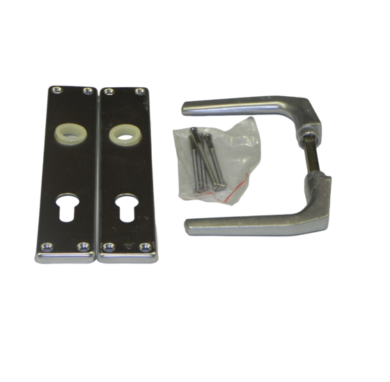 Deurschild en deurkruk