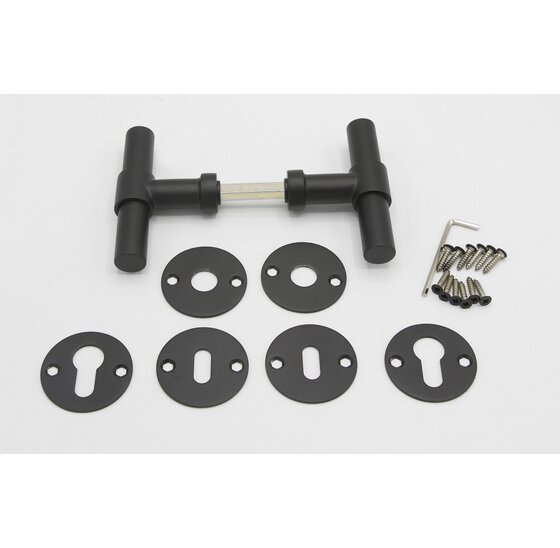 Deurkruk met rozetten