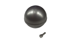 Bol voor tuinhuiskappen Ø80mm RVS