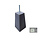 Betonpoer taps 22x22 cm met plaatje, antraciet, 40 cm hoog