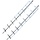 Tuinscherm RVS 220cm met draaibare lamellen - Flex Fence shutter