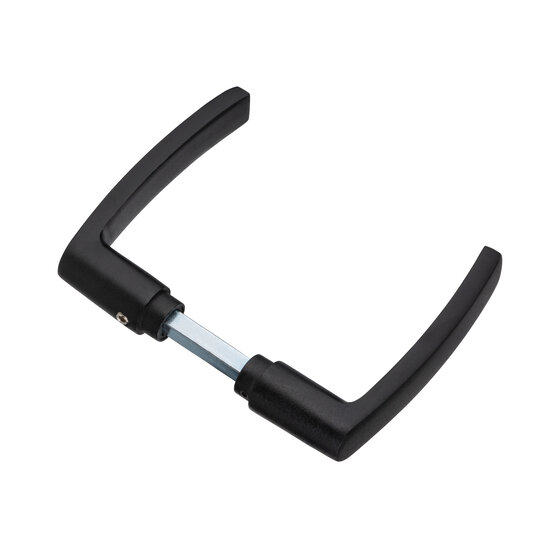 Deurkruk Blokmodel Zwart