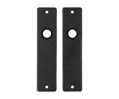 HP Deurschild Kort Blind Aluminium zwart