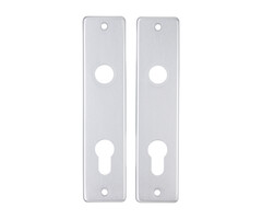 Deurschild Kort Cilinder 72mm Aluminium F1