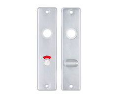 HP Deurschild WC met knop 63mm Aluminium F1