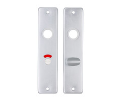 HP Deurschild WC met knop 57mm Aluminium F1
