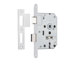 HP Inbouwdeurslot Sleutel 55mm vz witte voorplaat