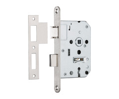 HP Inbouwdeurslot Sleutel 55mm RVS voorplaat