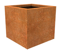 Vierkante plantenbak 60x60x60cm Cortenstaal