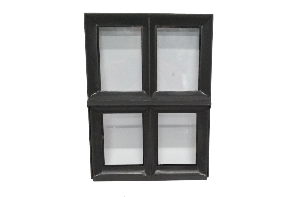 Stalen Raam 300x400mm Zwart Open Enkel glas