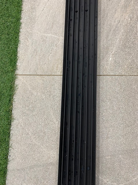 Glazen schuifpanelen 2060x2240mm