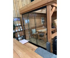 Glazen schuifpanelen 1800x2240mm