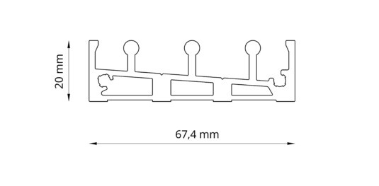 Glazen schuifpanelen 3090x2240mm
