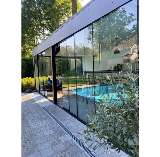 Glazen schuifpanelen 3090x2240mm