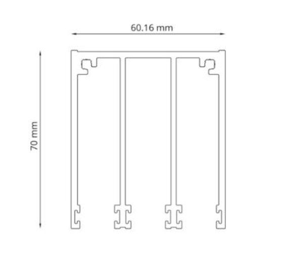 Glazen schuifpanelen 2940x2240mm