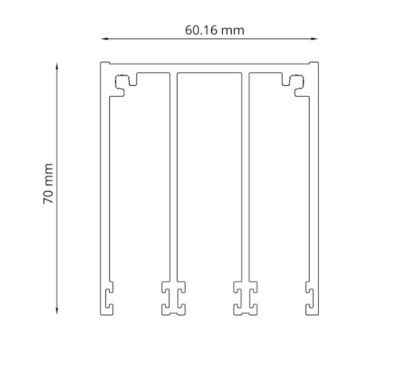 Glazen schuifpanelen 2940x2240mm