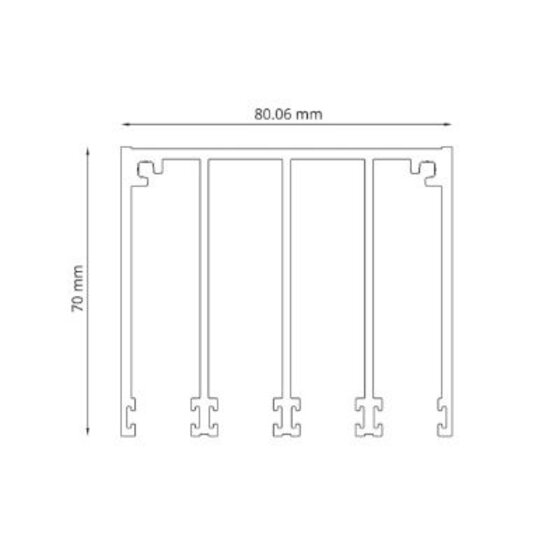 Glazen schuifpanelen 3280x2240mm