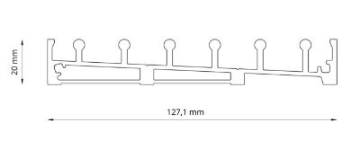 Glazen schuifpanelen 5880x2240mm