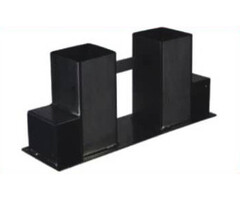 Houtrekverbinding 350x100x150mm Zwart gepoedercoat - 2 stuks