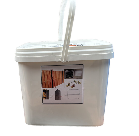 Uni Bevestigingsbeslag met patentbouten Geel Verzinkt [100mm] - 150 sets