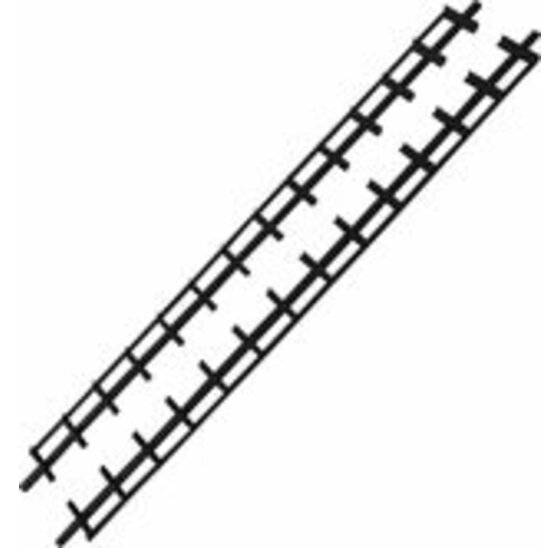 Hermic Zwarte Flex Fence 95 cm Draaibare Lamellen