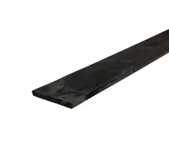 Plank Grenen Geïmpregneerd Zwart 14x180x1.6cm