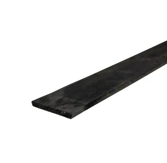 Plank Grenen Geïmpregneerd Zwart 14x180x1.6cm