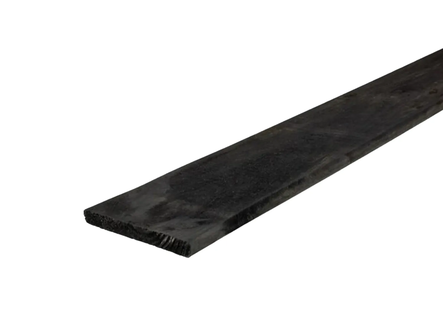 Plank Grenen Geïmpregneerd Zwart 14x180x1.6cm