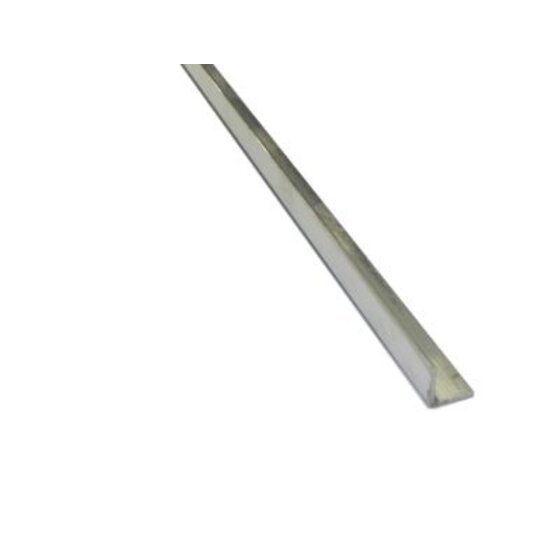Aanslaglat Aluminium 200cm - Hoekprofiel 20x20mm
