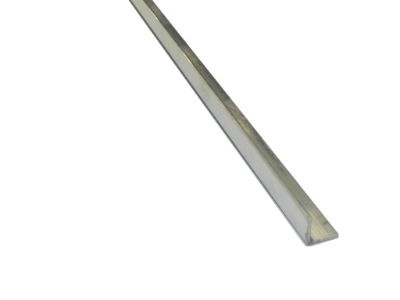 Aanslaglat Aluminium 200cm - Hoekprofiel 20x20mm