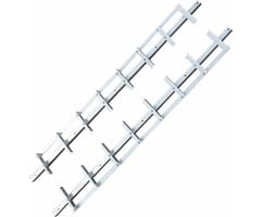 RVS Flex Fence 166cm Draaibare Lamellen shutter