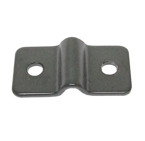 Traliebeslag 20x36mm [2mm] Zwart Verzinkt