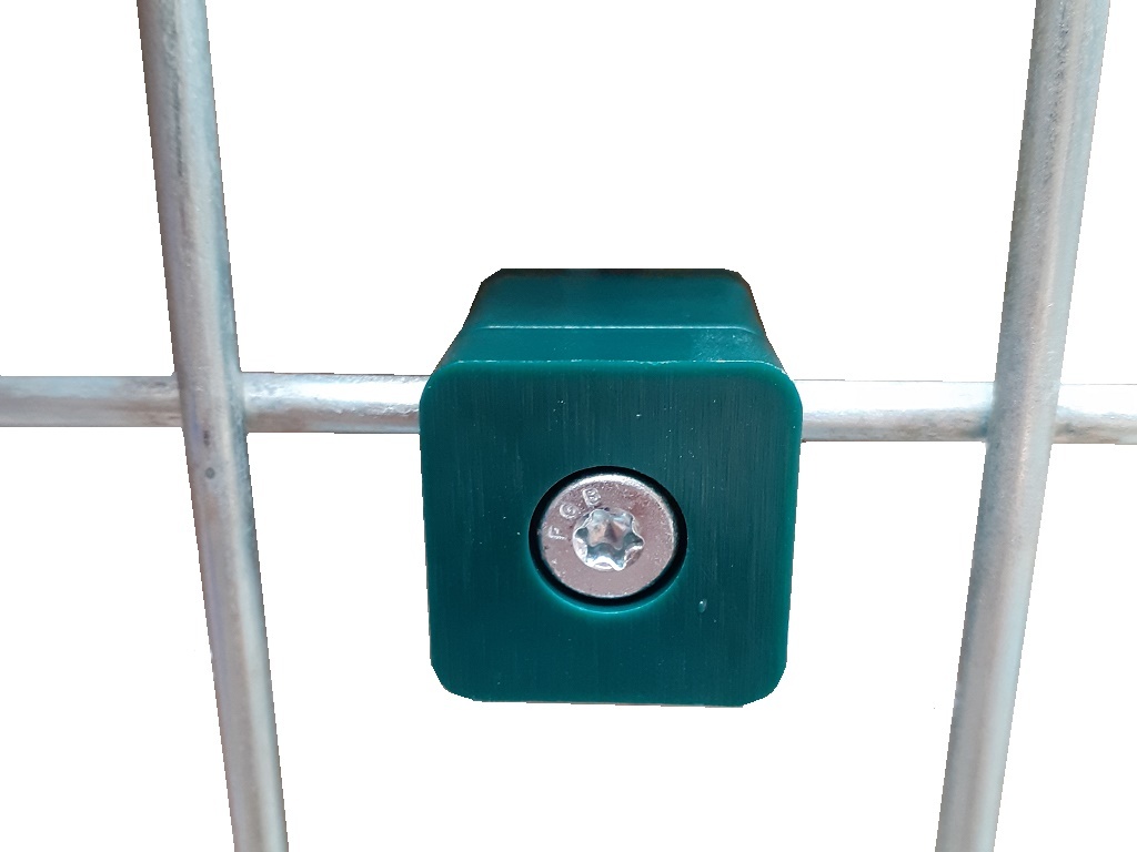 Afstandhouder 20mm Gaaspanelen Vierkant Groen - 10 stuks