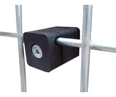 Afstandhouder 20mm voor gaaspanelen Vierkant Antracietgrijs - Per stuk